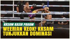 Kksam tampil penuh percaya diri dan sukses kasih paham Weerian di laga bergengsi ini. Aksi demi aksi yang ditampilkan bikin penonton terpukau, sekaligus membuktikan bahwa Kksam masih jadi salah satu yang terbaik.