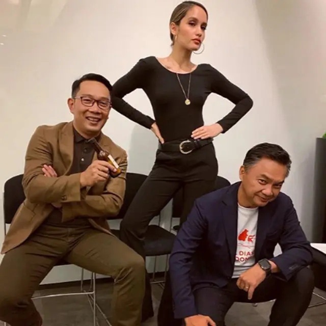 Ridwan Kamil, Cinta Laura, dan Dino Patti Djalal