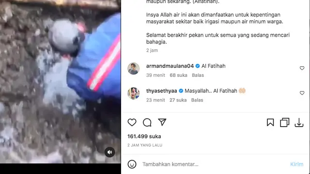 Ridwan Kamil Bagikan Video Mata Air yang Ditemukan Dekat Makam Mendiang Eril: Begitu Rupa Cerita-Cerita Baik yang Menyertaimu