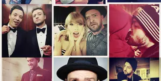 Sembilan foto terbaik Justin Timberlake di akun instagramnya sepanjang tahun 2015. Terlihat momen bahagia bersama  istri dan anaknya, Jessica Biel dan si kecil Silas Randall Timberlake. (via 2015bestnine.com)