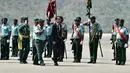 Selain itu, Presiden Jokowi juga akan menghadiri pertemuan forum bisnis dengan para pengusaha di Papua Nugini dan meluncurkan penerbangan perdana maskapai citilink rute Denpasar-Port Moresby. (ANDREW KUTAN/AFP)
