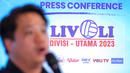 <p>Director Moji, David Setiawan Suwarto saat memberikan keterangan saat konferensi pers Livoli Divisi Utama 2023 yang berlangsung di Dennys's, Senayan City, Jakarta, Jumat (20/10/2023). Ajang itu diikuti oleh masing-masing delapan tim putra dan tim putri. (Bola.com/Bagaskara Lazuardi)</p>