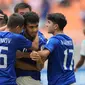 Dengan kemenangan ini, timnas Uzbekistan U-17 berhak tampil di perempat final Piala Dunia U-17 2023. (AP Photo/Dita Alangkara)