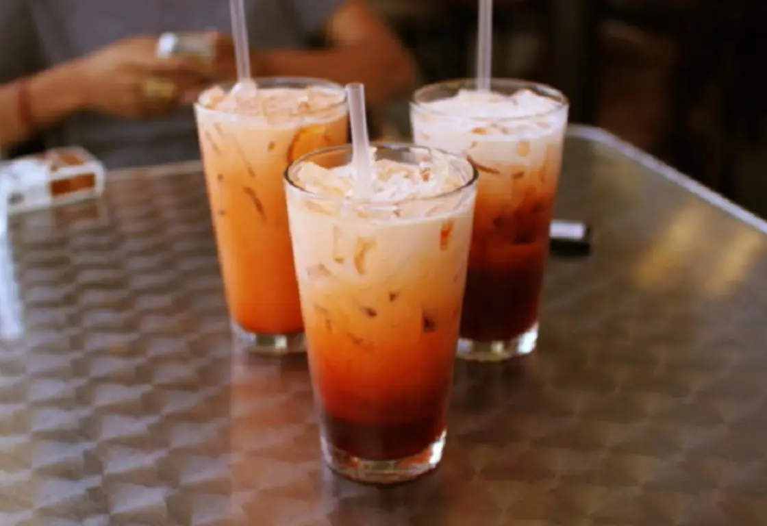 Thai tea di Tom Tom. (Sumber Foto: minutespost.com)