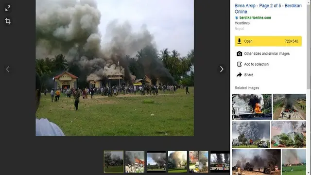 Gambar Tangkapan Layar Penelusuran Foto dengan Situs Yandex