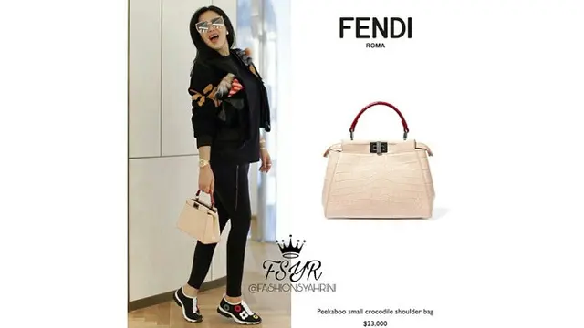 6 Koleksi Tas Syahrini di Atas Rp 150 juta, Elegan dan Stylish