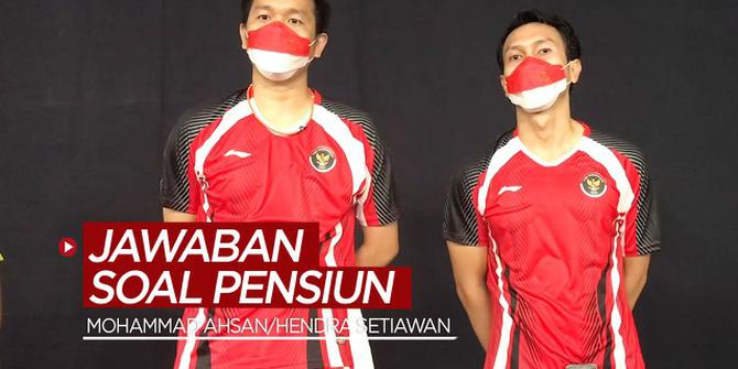 VIDEO: Mohammad Ahsan / Hendra Setiawan Ingin Pensiun Setelah Olimpiade Tokyo? Ini Jawaban Mereka