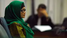 Susi Tur Andayani menjalani sidang putusan di pengadilan Tipikor, Jakarta Selatan,Senin (19/5/14) (Liputan6.com/Miftahul Hayat) 