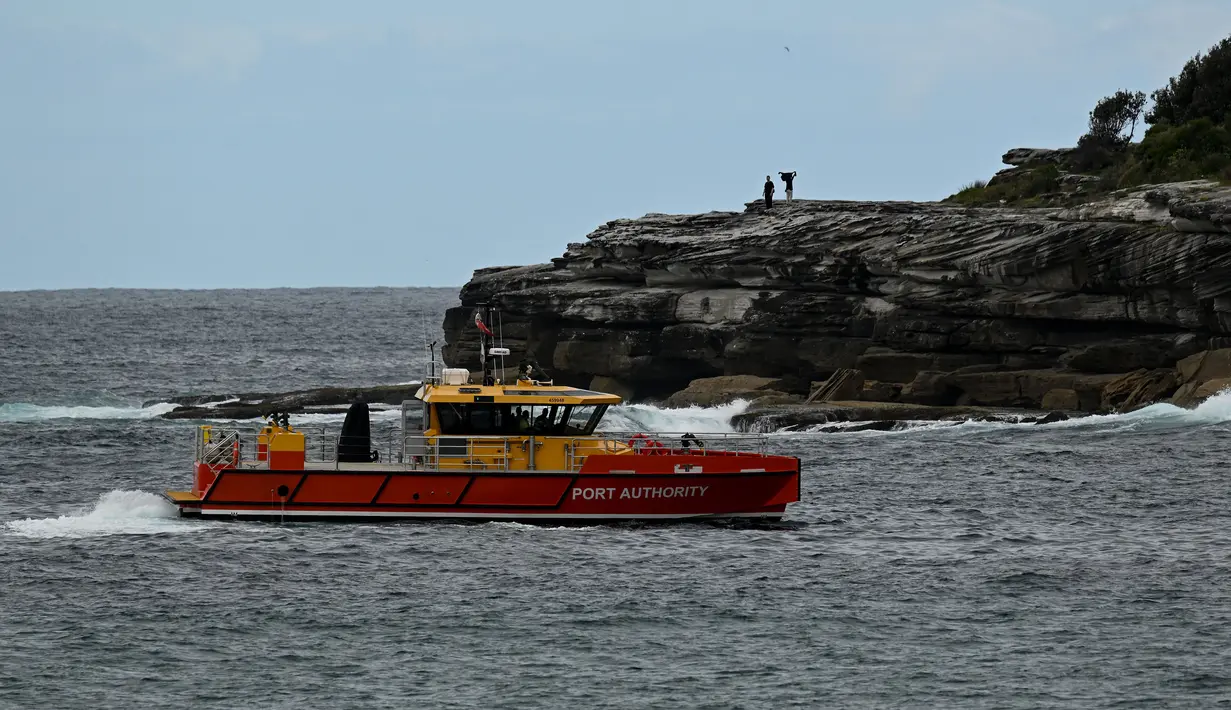 Sebelumnya, bola-bola hitam misterius seukuran bola golf hingga bola kriket itu telah mengotori pasir pantai yang biasanya dipadati oleh warga Sydney dan wisatawan. (Saeed KHAN/AFP)