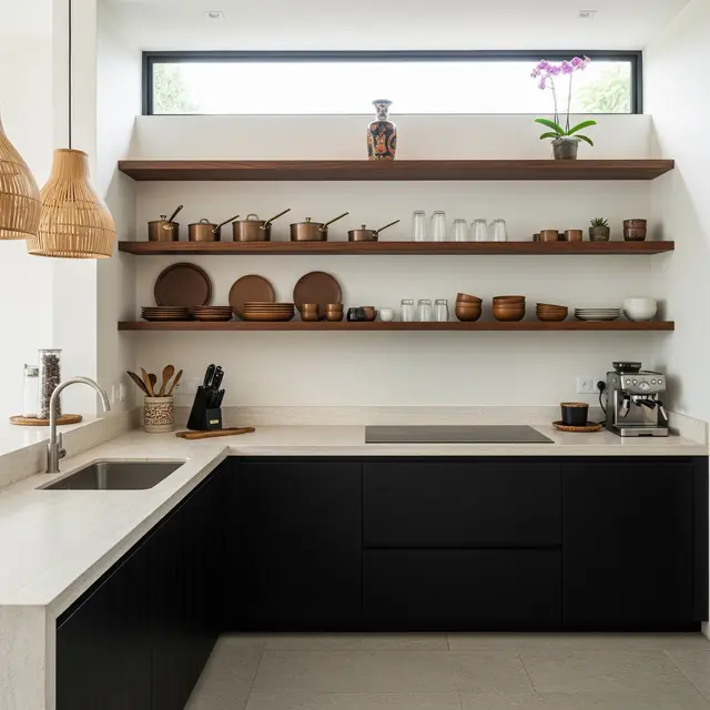 Model Dapur Minimalis Letter L yang Efisien dan Estetik