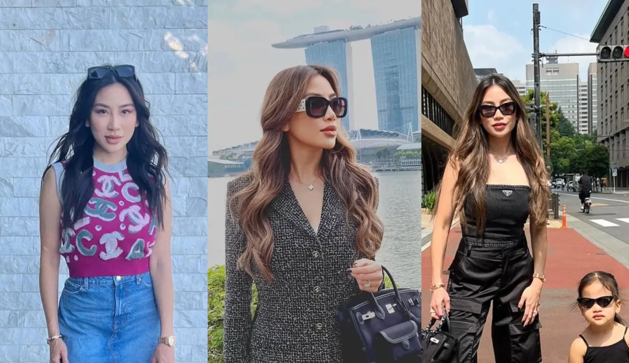 Jadi mantu Bambang Trihatmodjo, Kezia Toemion kerap tampil dengan gaya sosialitas khas Keluarga Cendana. Setiap penampilannya tak luput dari barang branded. Seperti apa potretnya? [@keziatoemion]