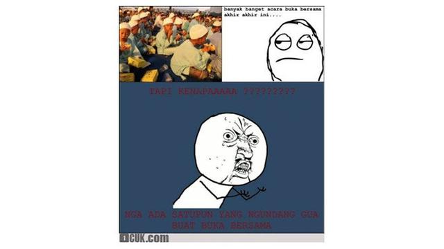 7 Meme Ajakan Buka Puasa Bersama di Bulan Ramadan Ini Bikin Senyum Sendiri