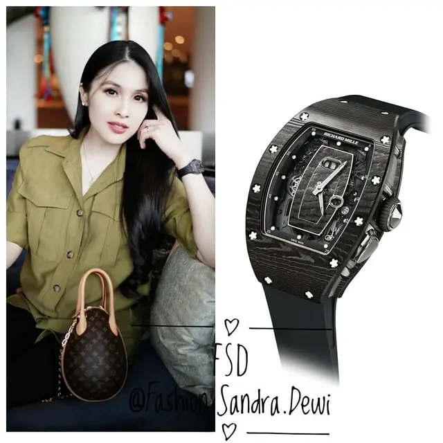 6 Taksiran Harga Jam Tangan Mewah Sandra Dewi, Suami Dikenal Tajir