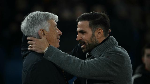 Gian Piero Gasperini dan Cesc Fabregas