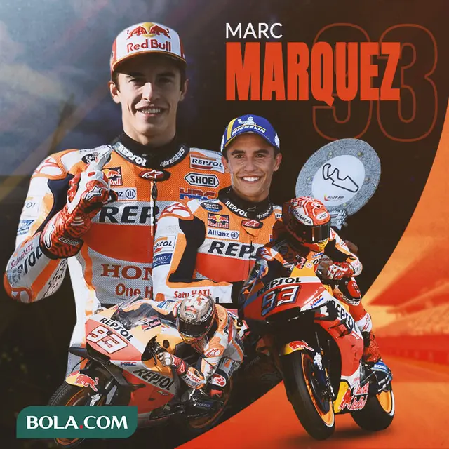 MotoGP - Ilustrasi Marc Marquez
