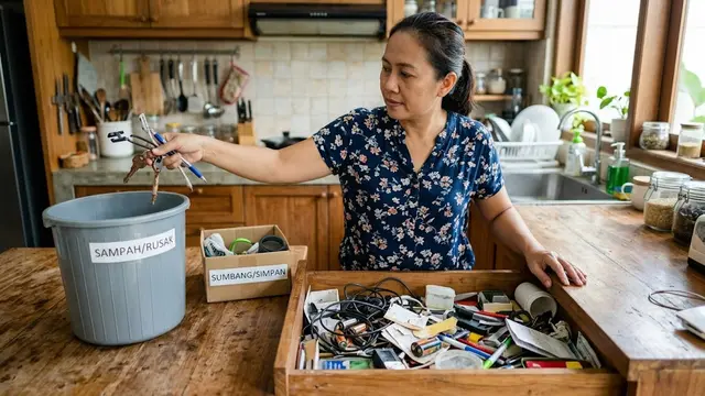 Trik Menata Laci Serbaguna agar Tidak Berantakan Lagi/AI Generated