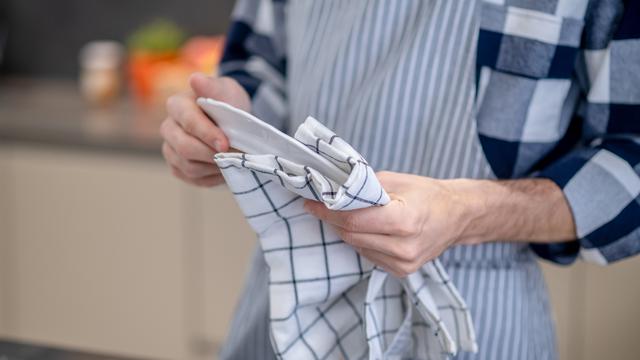 Contoh ilustrasi lap dapur