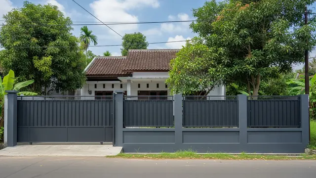 Model Pagar Rumah Minimalis yang Cocok untuk Hunian Perkotaan Model Alumunium Minimalis