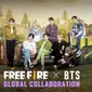 Garena mengumumkan kolaborasi Free Fire x BTS. (Doc: Garena Free Fire)
