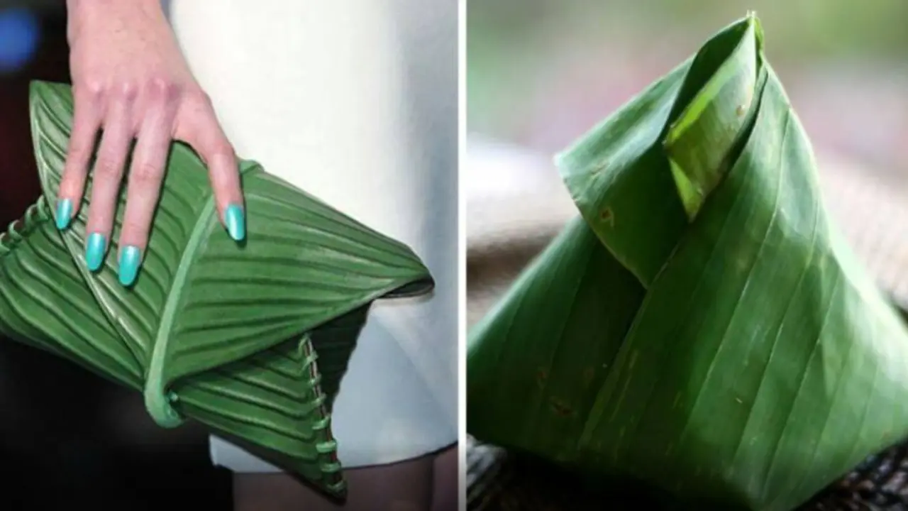 Tampilan Tas Fashionable Ini Mirip Bungkusan Nasi Uduk
