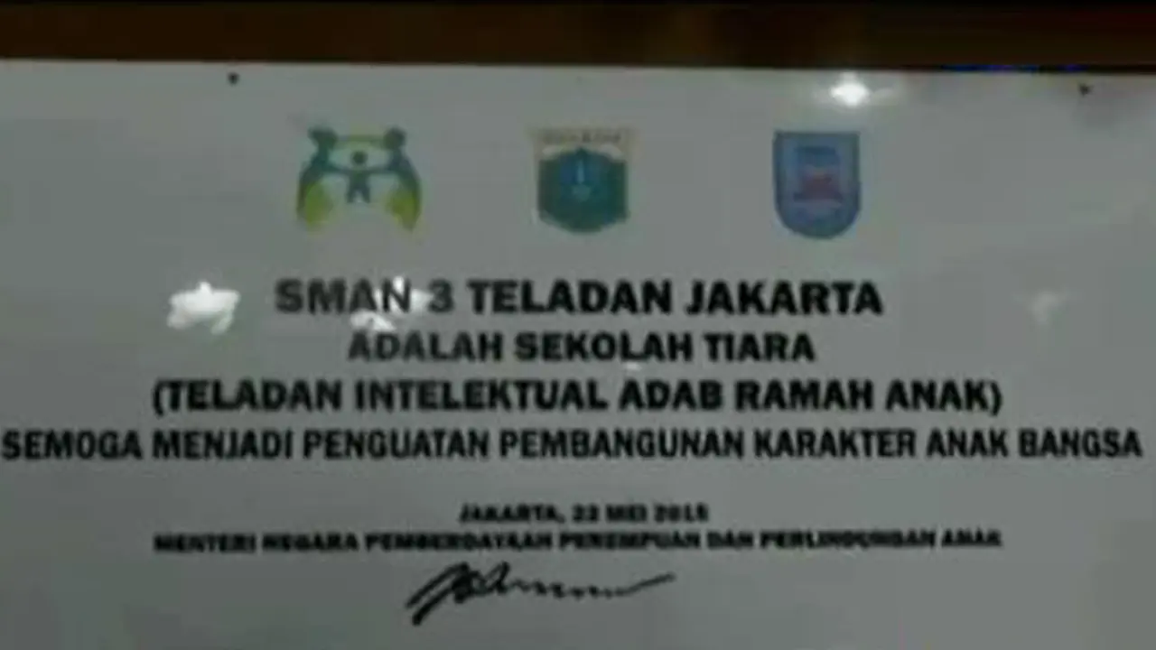 VIDEO: 6 Siswa SMA 3 Jakarta Pelaku Bullying Tidak Lulus UN