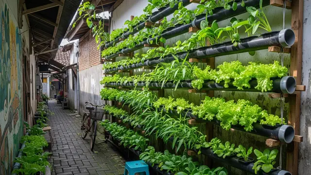 Desain Kebun Rumah di Gang Sempit Tapi Tetap Hijau