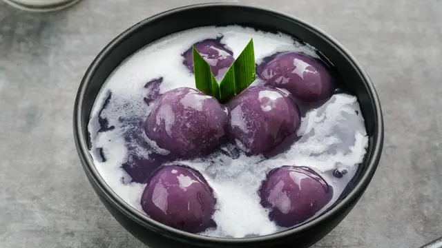 bubur sumsum candil ubi ungu