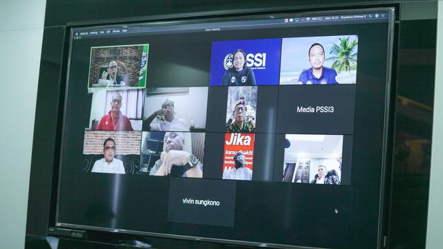 Rapat Exco PSSI 3 Mei 2021.