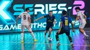Pemain Fury Squad, Falcao berusaha melewati penjagaan pemain Lynx Hunters dalam laga perebutan peringkat ketiga Futsal X Series 2 yang berlangsung di GOR UNJ, Rawamangun, Jakarta, Minggu (18/01/2026). (Bola.com/Bagaskara Lazuardi)