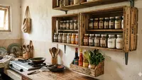 Cara Membuat Rak Dapur dari Peti Buah Bekas, Murah dan Estetik!