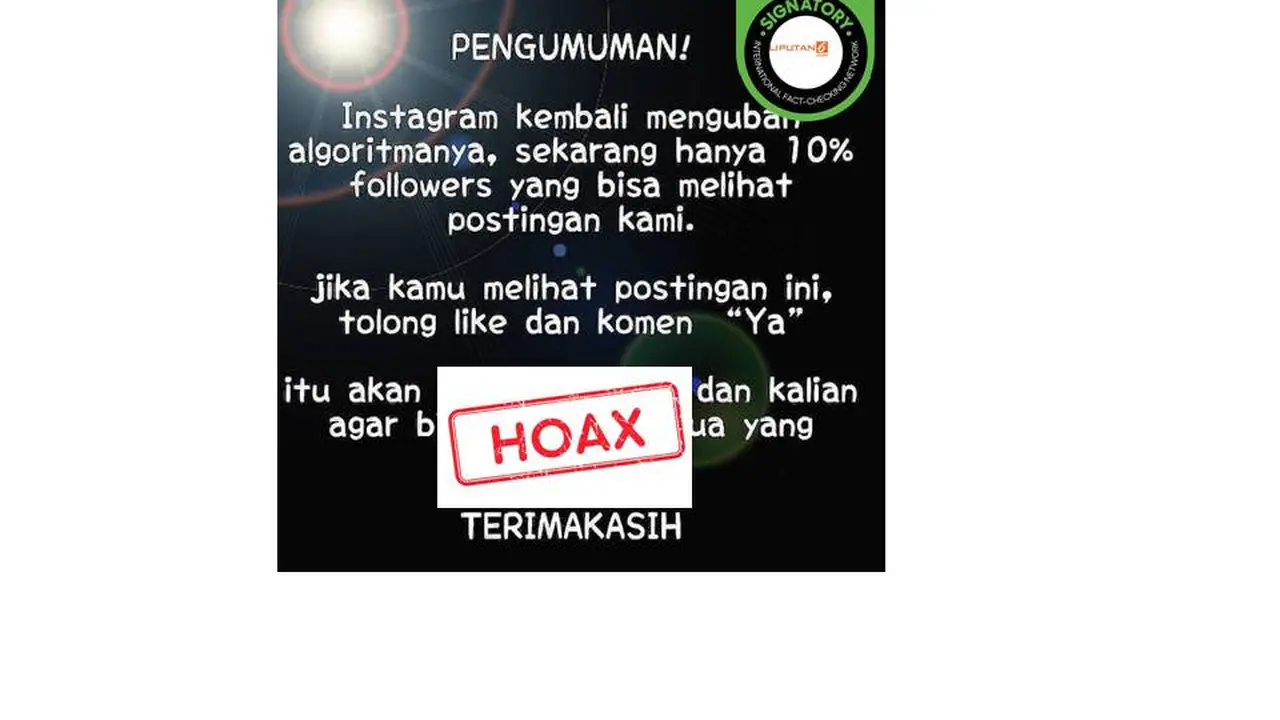 Cek Fakta Instagram
