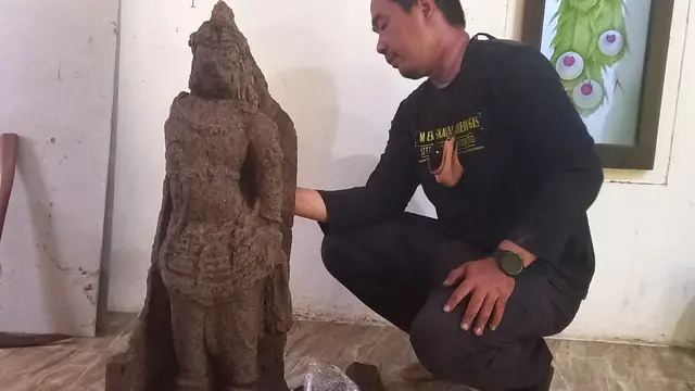 Temuan Arca Agastya Anggota Panteon Hindu Siwa di Situs Srigading Malang