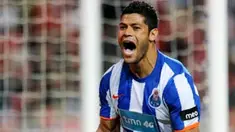 Kegembiraan striker Porto asal Brasil "Hulk" Souza usai mencetak gol ke gawang Benfica di laga Piala Portugal yang berlangsung di Estadio da Luz, Lisbon, 20 April 2011. AFP PHOTO / FRANCISCO LEONG