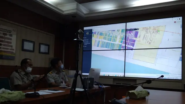 Suasana wawancara dengan Kepala Kanwil BPN Jateng, Senin (7/6/2021). (Foto: Liputan6.com/Rudal Afgani Dirgantara)