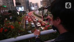 Dinas Perhubungan (Dishub) DKI Jakarta menjamin usulan pemberlakuan ganjil genap 24 jam tidak akan diterapkan. (Liputan6.com/Angga Yuniar)