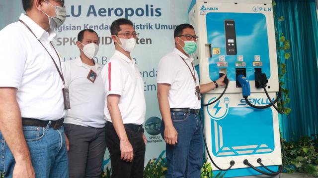 PT PLN (Persero) menambah satu unit Stasiun Pengisian Kendaraan Listrik Umum (SPKLU) di wilayah Provinsi Banten.