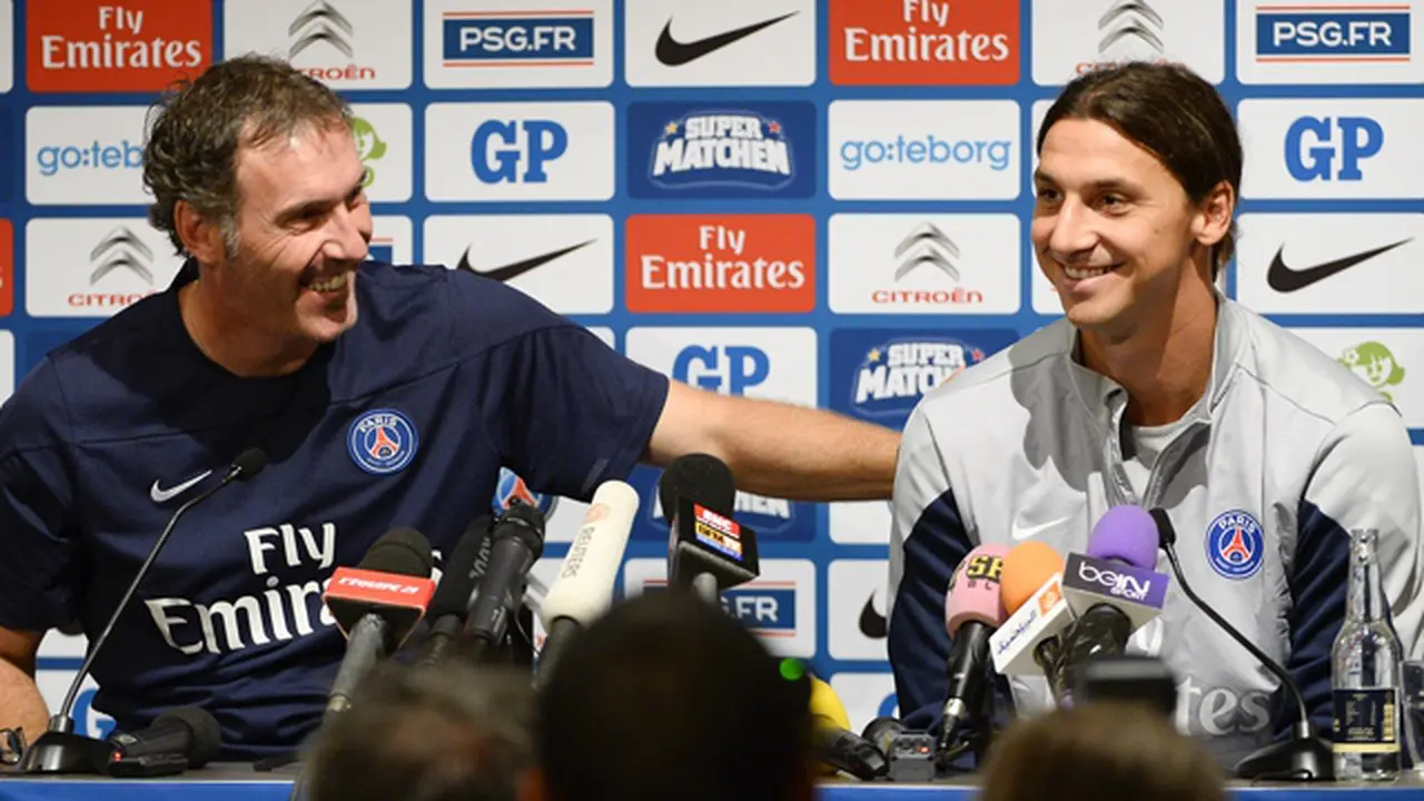 Zlatan Ibrahimovic dan Laurent Blanc