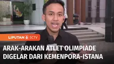 Kirab atau arak-arakan para atlet dan peraih medali Olimpiade Paris 2024, hari ini digelar di Jakarta, nantinya atlet akan diarak dari Kantor Kemenpora menuju Istana Negara.