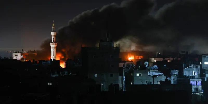 Israel Kembali Bombardir Kota Rafah