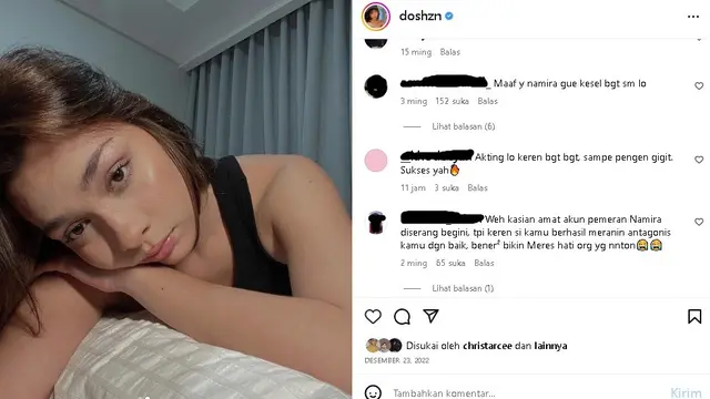 Dosma Hazenbosch pemain Namira dalam sinetron Bidadari Surgamu (Foto: Instagram doshzn)