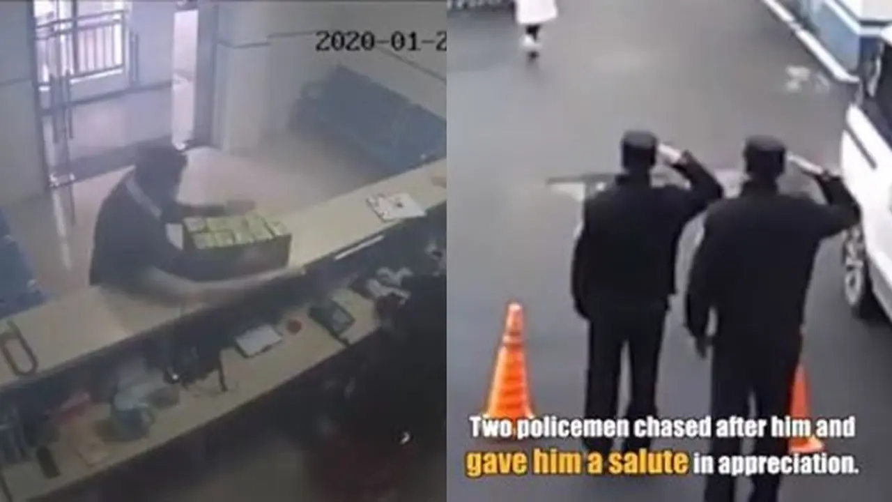Pria Misterius Ini Bagi-Bagi 500 Masker ke Polisi China, Salut