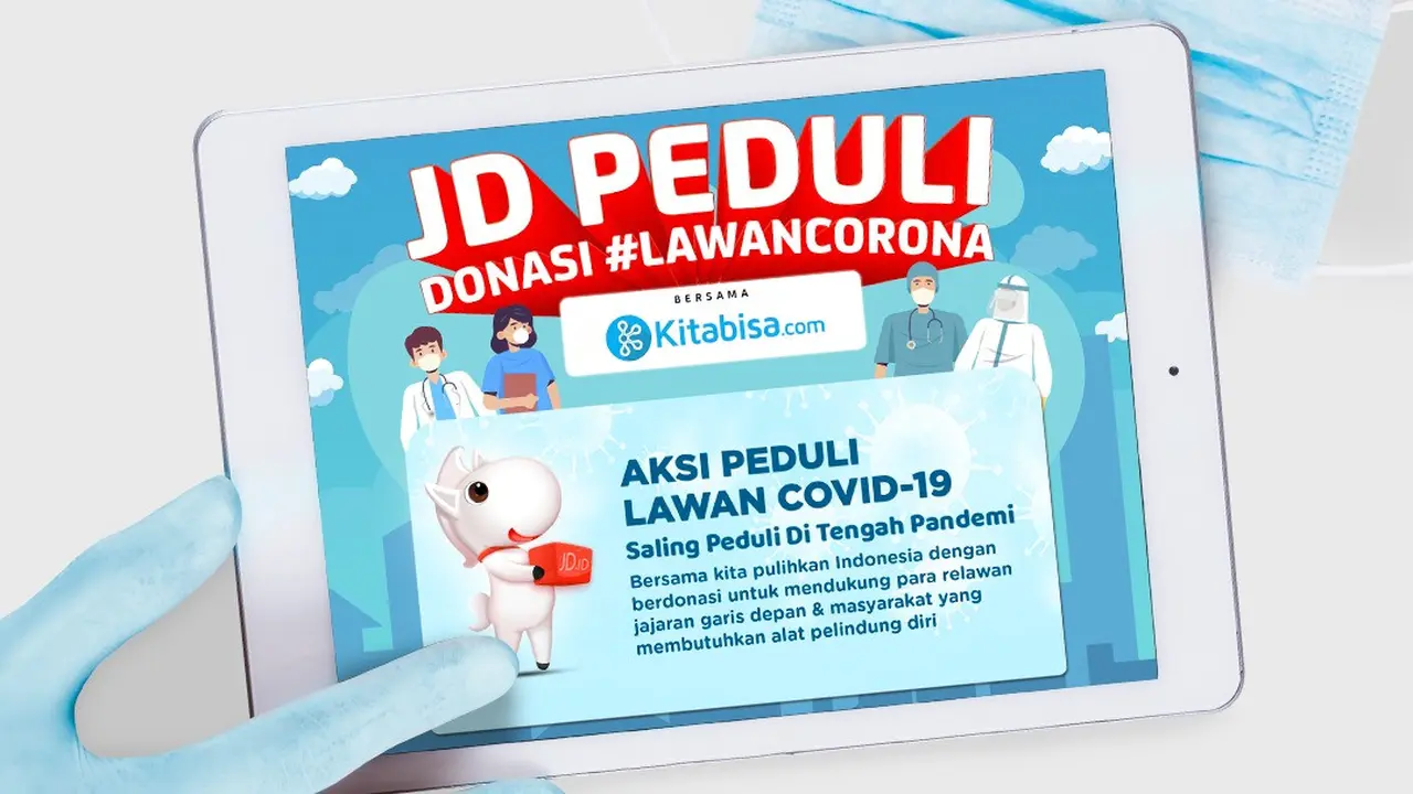 JD.id berkolaborasi bersama Kitabisa.com menggelar aksi peduli lawan corona