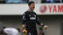 Penjaga gawang berusia 41 tahun, Eiji Kawashima masih jadi andalan Jubilo Iwata di J1 League musim ini. Segudang pengalamannya bersama timnas Jepang tentu menjadi pertimbangan Jubilo Iwata masih mengandalkannya untuk mengangkat posisi Jubilo Iwata dari zona degradasi. Seperti apa karier singkat kiper yang telah memutuskan pensiun dari timnas Jepang pada 2022 lalu ini? (J.LEAGUE)