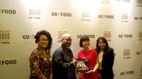 GO-JEK memberikan penghargaan bagi mitra merchant dari seluruh Indonesia di bidang kuliner (Liputan6/Vinsensia Dianawanti)