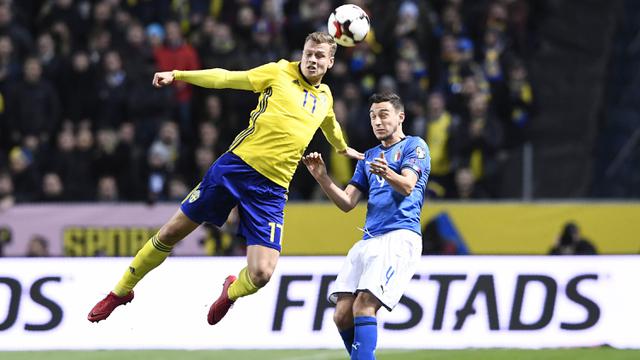 FOTO: Kalah dari Swedia, Italia Terancam Gagal ke Piala Dunia
