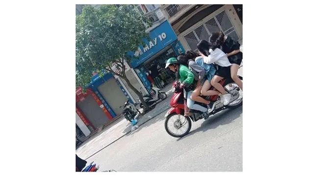 Kelakuan penumpang ojol (Sumber: Instagram/@/dramaojol.id)