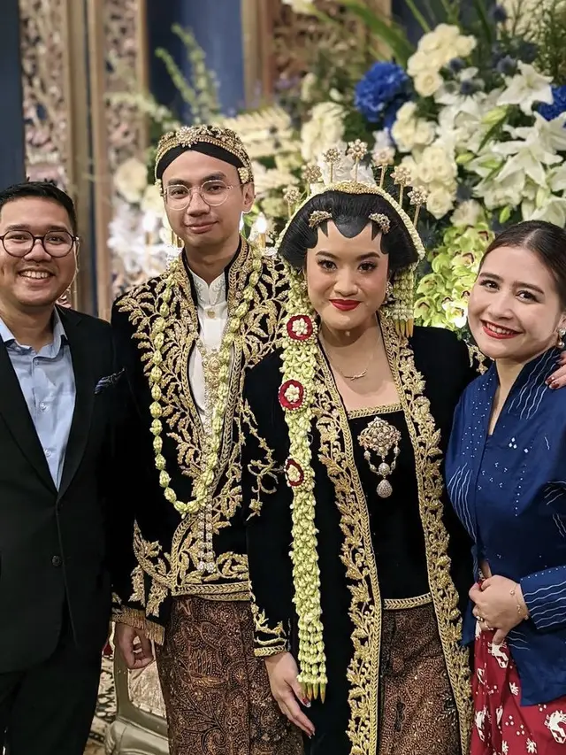 Gaya Prilly Latuconsina Kenakan Baju dari Brand Lokal Saat Kondangan Anak Sri Mulyani, credit: @imanusman