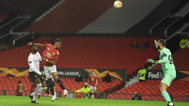 FOTO: Lengah di Akhir Laga, AC Milan Buyarkan Kemenangan Manchester United