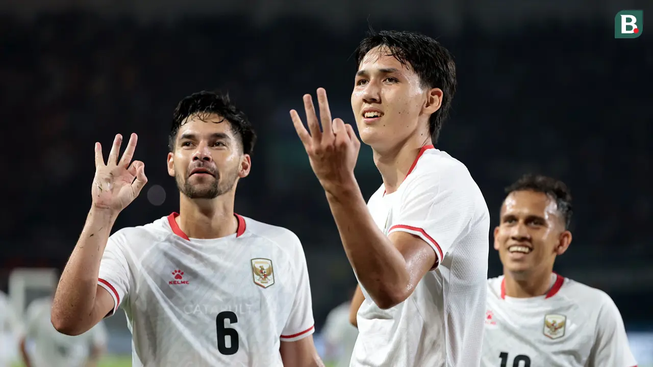 Foto: Debut Impian Mitchell Baker! Hattrick Bawa Timnas Indonesia Pesta 5 Gol atas Kamboja di Piala AFF 2026