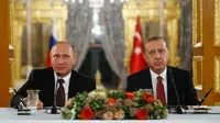 Juru Bicara Presiden Ketiduran Saat Pertemuan Putin dan Erdogan (Reuters)